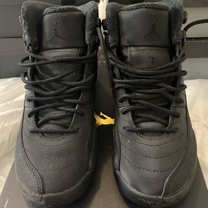 jordan 12 winterized black